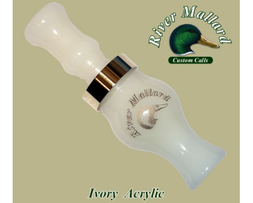 Манок духовой River Mallard Calls Ivory acrylic single reed (Утка)
