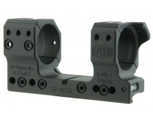 Тактический кронштейн SPUHR D34мм для установки на Picatinny для Schmidt & Bender 5-20 PM II Ultra Short, H34 мм, без наклона (SP-4036)