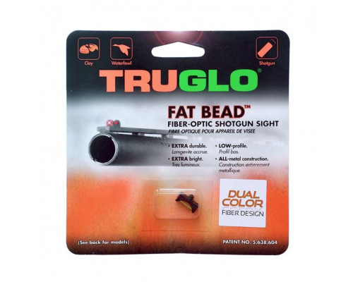 Мушка Truglo TG948CD FAT•BEAD 2,6 мм двухцветная зеленая/красная, ввинчивающаяся