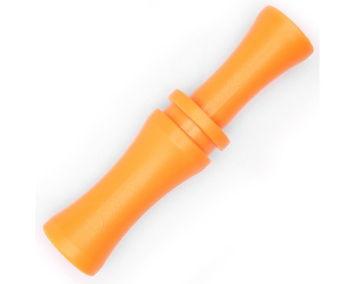 Манок пластиковый Mankoff на утку серии «KWANZA», для открытых водоемов (цвет оранжевый)